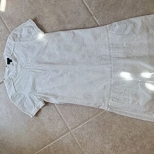 Coach Ivory Eyelet Dress